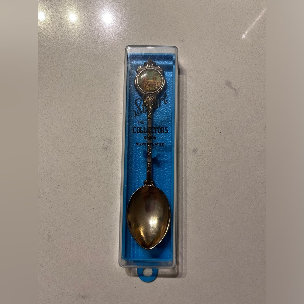 Vintage Stuart Silver plated  Spoon (The collectors)